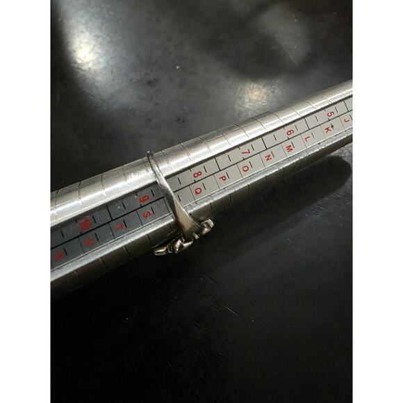 Sterling Silver Saints Logo Ring Size 8.5 - Picture 3 of 3